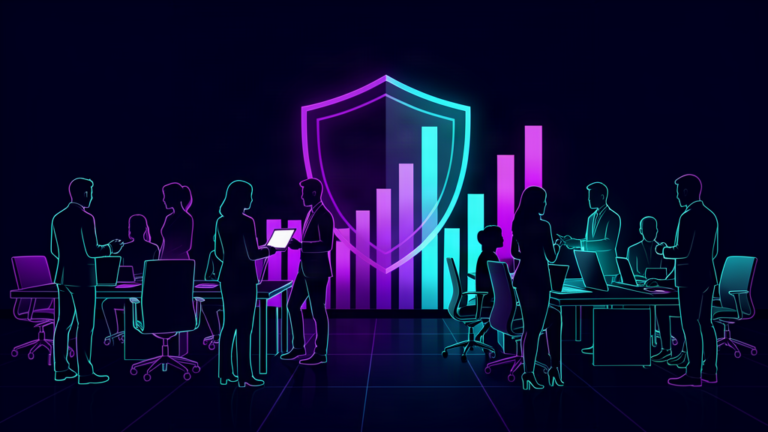 security awareness training South Africa - abstract dark theme illustration