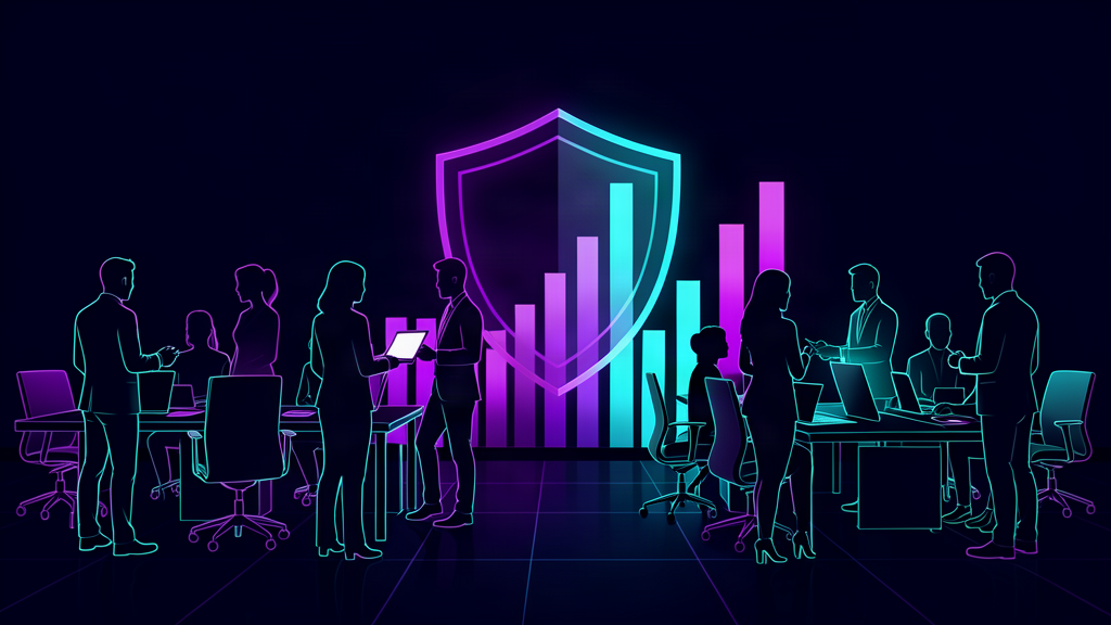 security awareness training South Africa - abstract dark theme illustration
